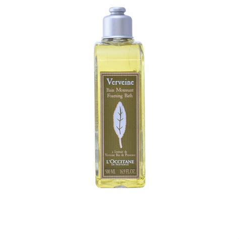 l'occitane verveine foaming bath.